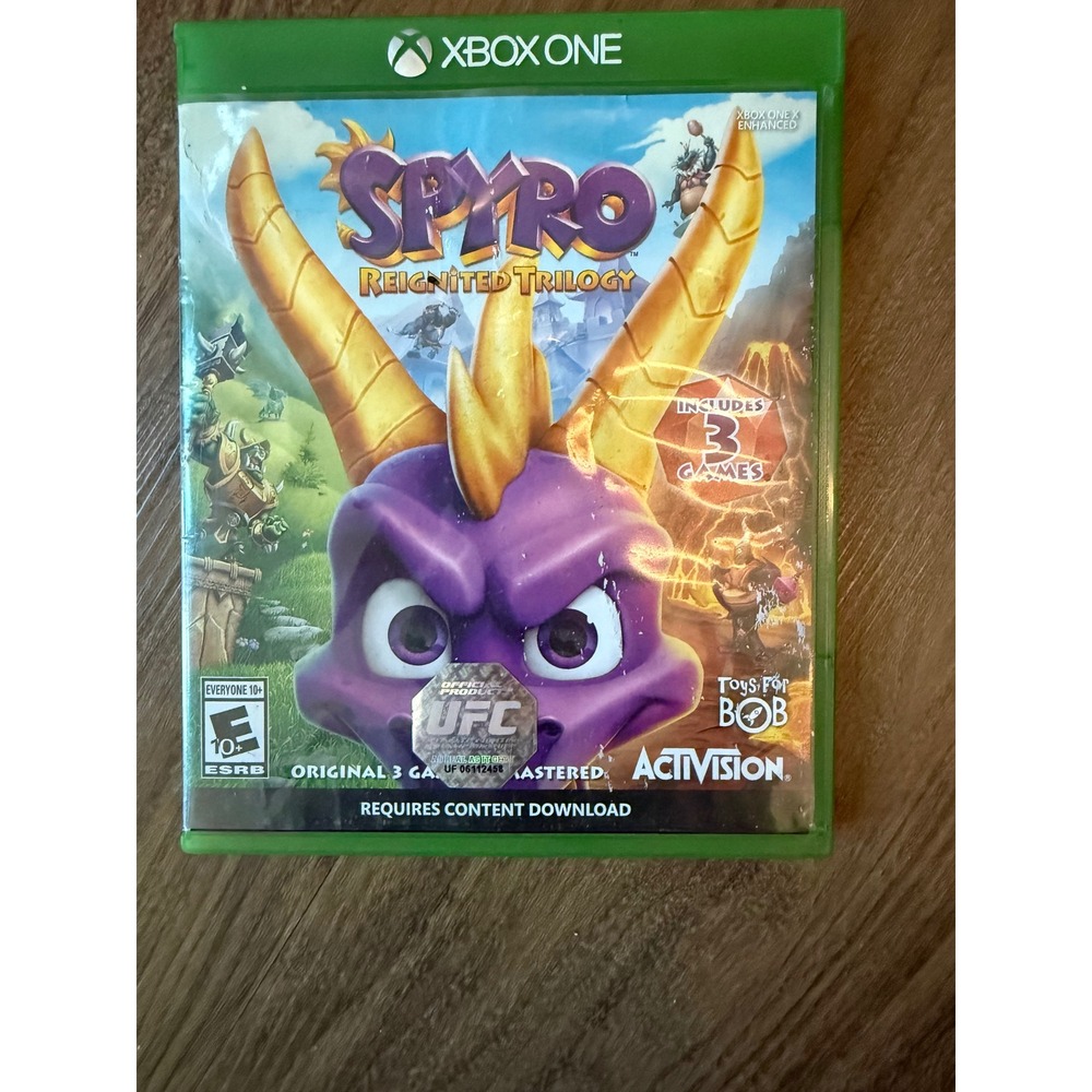 Spyro Reignited Trilogy Xbox One Remastered 3 Game Collection Activision